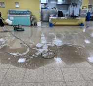 예산방역 대흥면 급식실청소